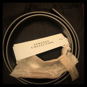 Authentic Versace black men’s belt